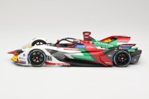 Audi e-tron FE05 Audi Sport ABT Schaeffler #66 D. Abt Formula E Season 5 2019 Minichamps 1:18 114180066 Metal - imagen 3 de 6
