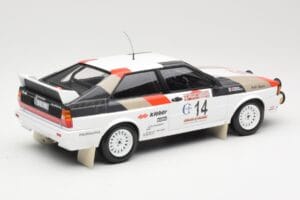 Audi Quattro #14 M. Mouton / F. Pons Winners Rally Sanremo 1981 Minichamps 1:18 155811114 Metal - imagen 2 de 6