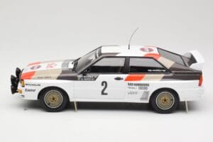 Audi Quattro A1 #2 H. Mikkola / A. Hertz Audi Sport Rally Monte Carlo 1983 Minichamps 1:18 155831102 Metal - imagen 3 de 6