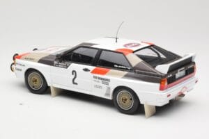 Audi Quattro A1 #2 H. Mikkola / A. Hertz Audi Sport Rally Monte Carlo 1983 Minichamps 1:18 155831102 Metal - imagen 5 de 6