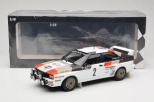 Audi Quattro A1 #2 H. Mikkola / A. Hertz Audi Sport Rally Monte Carlo 1983 Minichamps 1:18 155831102 Metal - imagen 6 de 6