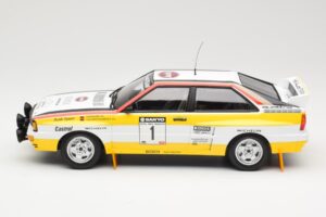 Audi Quattro A2 Audi Sport #1 W. Röhrl / C. Geistdörfer DNF Sanyo Rally of New Zealand 1984 Minichamps 1:18 155841101 Metal - imagen 3 de 6
