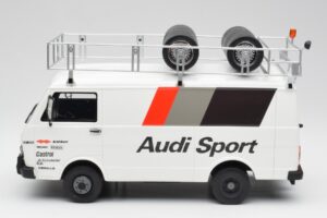 Audi Quattro A2 M. Mouton / F. Pons Tour de Corse 1983 Con VW LT35 Otto 1:18 OT418 Resina - imagen 4 de 6
