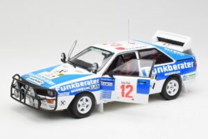 Audi Quattro A2 #12 H. Wittmann / R. Diekmann Safari Rally 1984 Sun Star 1:18 4246 Metal - imagen 2 de 8
