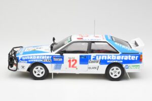 Audi Quattro A2 #12 H. Wittmann / R. Diekmann Safari Rally 1984 Sun Star 1:18 4246 Metal - imagen 4 de 8