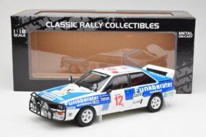 Audi Quattro A2 #12 H. Wittmann / R. Diekmann Safari Rally 1984 Sun Star 1:18 4246 Metal - imagen 8 de 8