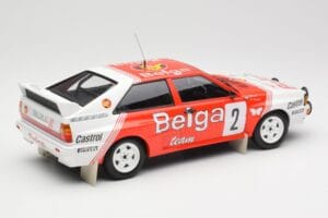 Audi Quattro A2 #2 B. Waldegård / H-T. Thorszelius Belga Team Winners Boucles de Spa 1985 Minichamps 1:18 155851102 Metal - imagen 2 de 6