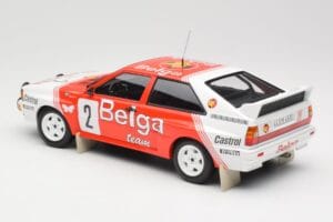 Audi Quattro A2 #2 B. Waldegård / H-T. Thorszelius Belga Team Winners Boucles de Spa 1985 Minichamps 1:18 155851102 Metal - imagen 5 de 6