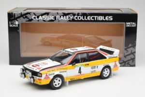 Audi Quattro A2 #4 W. Rohrl / C. Geistdorfer Rally de Portugal 1984 Sun Star 1:18 4224 Metal - imagen 8 de 8