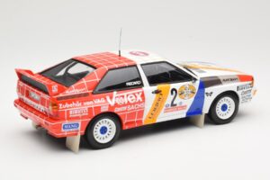 Audi Quattro A2 Schmidt Motorsport #2 H. Demuth / W. Lux Winners Hunsrück Rally 1984 Minichamps 1:18 155841102 Metal - imagen 2 de 6