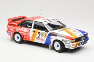 Audi Quattro A2 Schmidt Motorsport #2 H. Demuth / W. Lux Winners Hunsrück Rally 1984 Minichamps 1:18 155841102 Metal - imagen 4 de 6