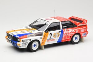Audi Quattro A2 Schmidt Motorsport #2 H. Demuth / W. Lux Winners Hunsrück Rally 1984 Minichamps 1:18 155841102 Metal