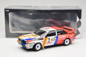 Audi Quattro A2 Schmidt Motorsport #2 H. Demuth / W. Lux Winners Hunsrück Rally 1984 Minichamps 1:18 155841102 Metal - imagen 6 de 6