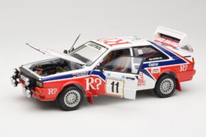 Audi Quattro #11 F. Wittmann / J. Pattermann Rally Acropolis 1986 Sun Star 1:18 4191 Metal - imagen 2 de 8