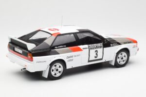 Audi Quattro #3 H. Mikkola / A. Hertz Rally Finland 1982 IXO 1:18 18RMC094A Metal - imagen 2 de 6