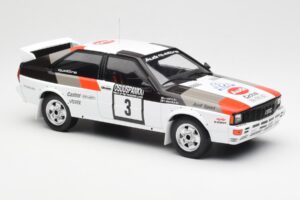 Audi Quattro #3 H. Mikkola / A. Hertz Rally Finland 1982 IXO 1:18 18RMC094A Metal - imagen 4 de 6