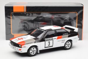 Audi Quattro #3 H. Mikkola / A. Hertz Rally Finland 1982 IXO 1:18 18RMC094A Metal - imagen 6 de 6
