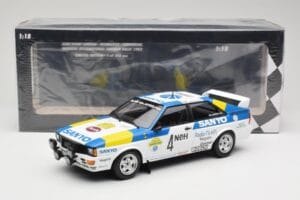 Audi Quattro #4 S. Blomqvist / B. Cederberg Audi Sport Sweden Winners International Swedish Rally 1982 Minichamps 1:18 155821 - imagen 6 de 6