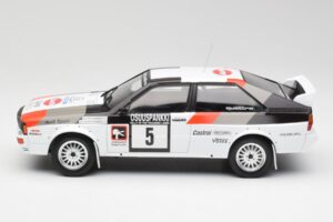 Audi Quattro #5 H. Mikkola / A. Hertz 1000 Lakes Rally 1982 IXO 1:18 18RMC094B Metal - imagen 3 de 6