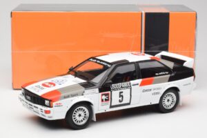 Audi Quattro #5 H. Mikkola / A. Hertz 1000 Lakes Rally 1982 IXO 1:18 18RMC094B Metal - imagen 6 de 6