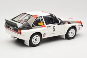 Audi Quattro Sport S1 #5 J. Buffum / N. Wilson Olympus Rally 1986 Otto 1:18 OT1159 Resina - imagen 2 de 6
