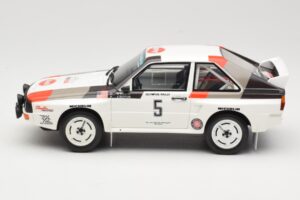 Audi Quattro Sport S1 #5 J. Buffum / N. Wilson Olympus Rally 1986 Otto 1:18 OT1159 Resina - imagen 3 de 6