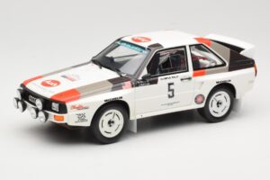 Audi Quattro Sport S1 #5 J. Buffum / N. Wilson Olympus Rally 1986 Otto 1:18 OT1159 Resina