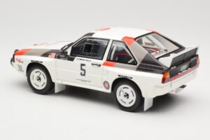 Audi Quattro Sport S1 #5 J. Buffum / N. Wilson Olympus Rally 1986 Otto 1:18 OT1159 Resina - imagen 5 de 6