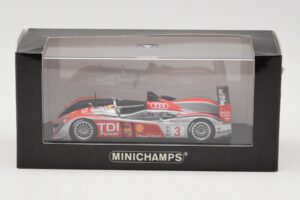 Audi R10 TDI LMP1 #3 L. Luhr / A. Premat / M. Rockenfeller 24 Hours of Le Mans 2008 Minichamps 1:43 400089903 Metal - imagen 4 de 4