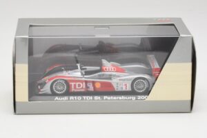 Audi R10 TDI #1 R. Capello / A. McNish / T. Kristensen 24 Hours of Le Mans 2007 Minichamps 1:43 5020700243 Metal - imagen 4 de 4