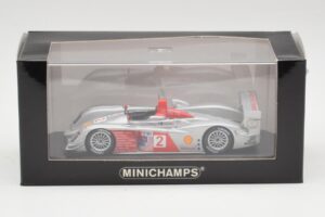 Audi R10 TDI #2 R. Capello / A. McNish Minichamps 1:43 AUDI002 Metal - imagen 4 de 4