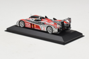 Audi R10 TDI LMP1 #3 L. Luhr / A. Premat 2008 Minichamps 1:43 400089803 Metal - imagen 3 de 4
