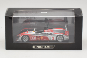 Audi R10 TDI LMP1 #3 L. Luhr / A. Premat 2008 Minichamps 1:43 400089803 Metal - imagen 4 de 4