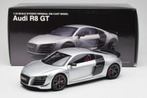 Audi R8 GT Type 42 Ice Plata Metallic Kyosho 1:18 09218IS Metal - imagen 8 de 8