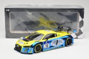 Audi R8 LMS #16 Twin Busch R. Rast / K. Busch 24h Nurburgring 2016 Minichamps 1:18 155161116 Metal - imagen 6 de 6