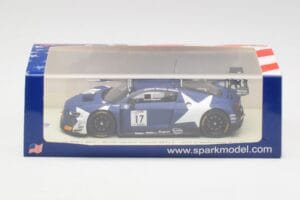 Audi R8 LMS GT3 #17 WRT M. Leonard / D. van der Linde / A. Riberas California 8 Hours 2018 Spark 1:43 US084 Resina - imagen 4 de 4