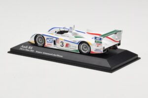Audi R8 LMP1 #3 J. Lehto / M. Werner / T. Kristensen 24 Hours of Le Mans Winner 2005 Minichamps 1:43 400051303 Metal - imagen 3 de 4