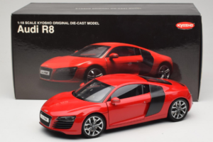 Audi R8 Rojo Kyosho 1:18 09213R Metal - imagen 8 de 8