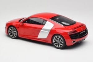 Audi R8 V10 Brilliant Rojo Kyosho 1:18 09216RR Metal - imagen 7 de 8