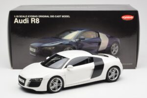 Audi R8 Type 42 Blanco Kyosho 1:18 09213W Metal - imagen 8 de 8