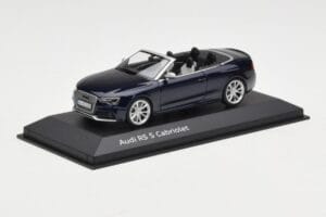Audi RS5 B8 Cabriolet Estoril Blue Minichamps 1:43 5011215313 Metal - imagen 2 de 4