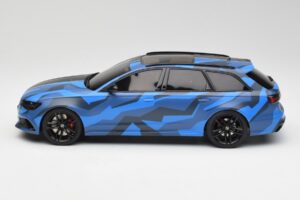 Audi RS6 C7 Avant GMK Azul & Negro GT Spirit 1:18 GT799 Resina - imagen 3 de 6