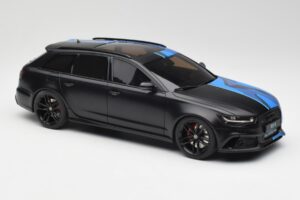 Audi RS6 C7 Avant GMK Azul & Negro GT Spirit 1:18 GT799 Resina - imagen 4 de 6