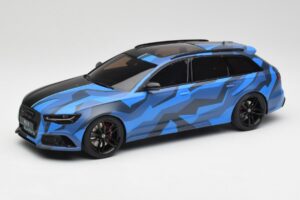 Audi RS6 C7 Avant GMK Azul & Negro GT Spirit 1:18 GT799 Resina