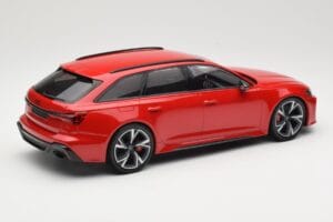 Audi RS6 C8 Avant Red Metallic Minichamps 1:18 155018010 Metal - imagen 2 de 6