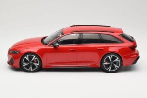 Audi RS6 C8 Avant Red Metallic Minichamps 1:18 155018010 Metal - imagen 3 de 6