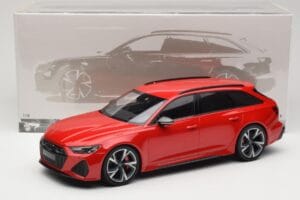 Audi RS6 C8 Avant Red Metallic Minichamps 1:18 155018010 Metal - imagen 6 de 6