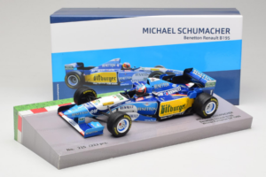 Benetton B195 Renault #1 M. Schumacher European GP Winner F1 World Champion 1995 Minichamps 1:18 513953201 Metal - imagen 7 de 7