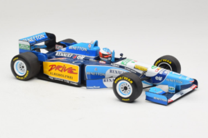 Benetton B195 Renault #1 M. Schumacher Benetton Formula French Grand Prix Winner 1995 Minichamps 1:18 100950001 Metal - imagen 4 de 7