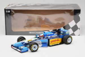 Benetton B195 Renault #1 M. Schumacher Benetton Formula French Grand Prix Winner 1995 Minichamps 1:18 100950001 Metal - imagen 7 de 7